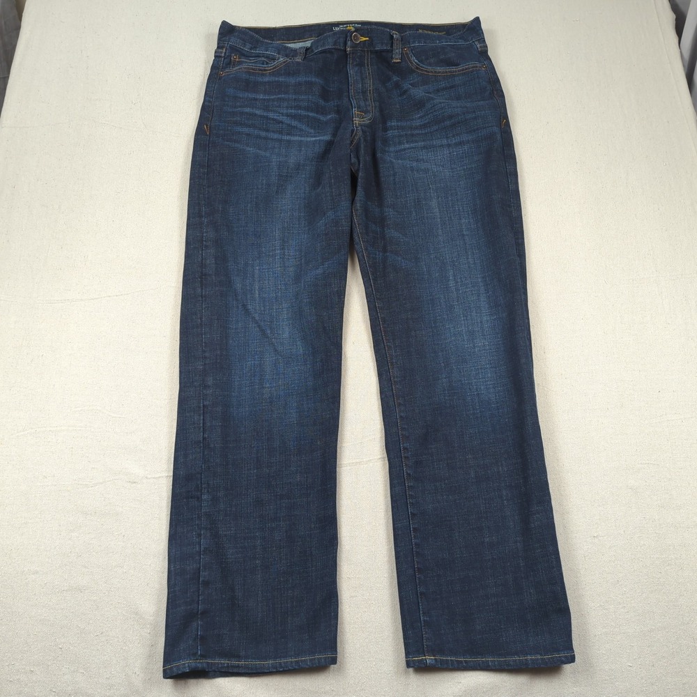 Lucky Brand Jeans‎ Mens 38x32 Blue 361 Vintage Straight Casual Preppy Dark Wash
